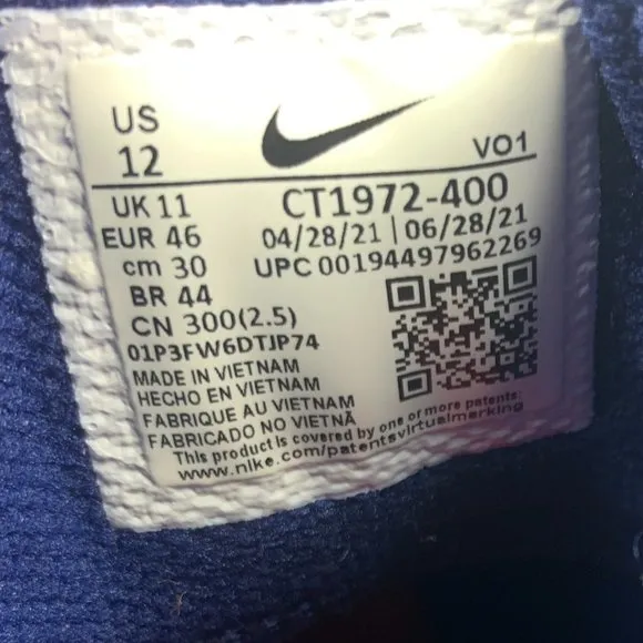 NIKE MEN'S KYRIE FLYTRAP IV BASKETBALL SHOES SNEAKERS CT1972 400 NAVY/WHITE/YEL