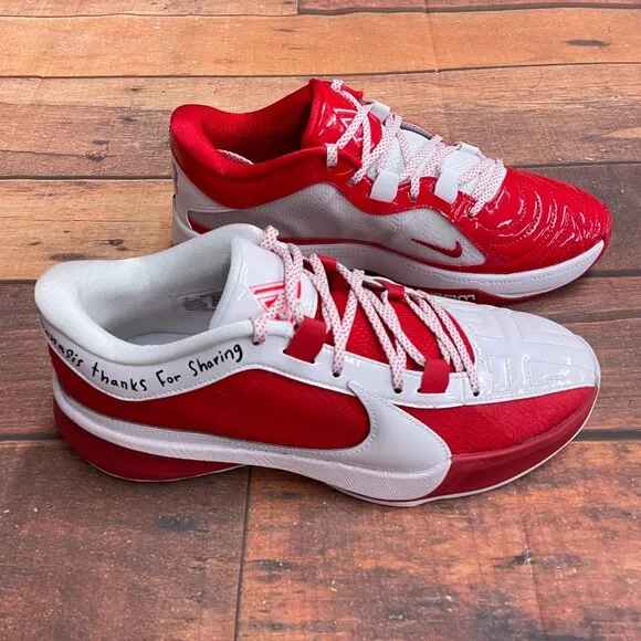 Nike Men's Zoom Freak 5 ''All-Star'' Red/White Basketball Shoes
