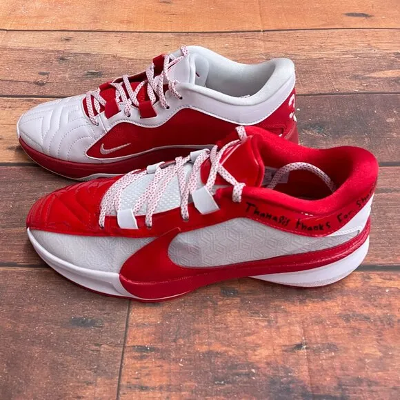 Nike Men's Zoom Freak 5 ''All-Star'' Red/White Basketball Shoes