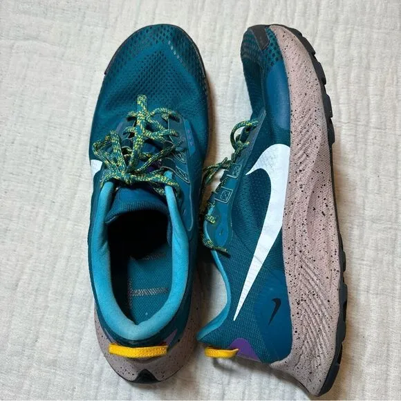 Nike Mens Pegasus Trail 3 Running Shoes Mystic Teal Green Size 12