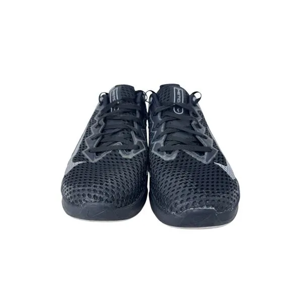 Nike Metcon 6 Flyease Low Top Sneaker Shoes Mens 8.5 Black White DB3790-010