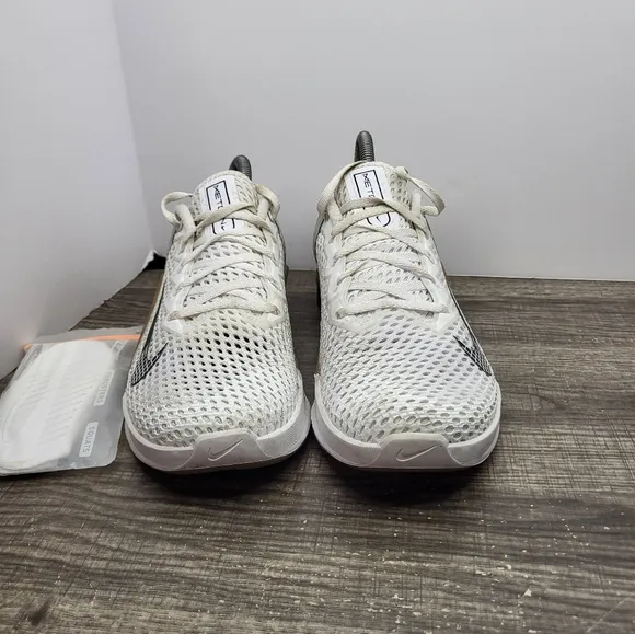 Nike Metcon 6 Men's CK9388-101 White Gray Gum Mesh Training Sneakers Size 7.5 US