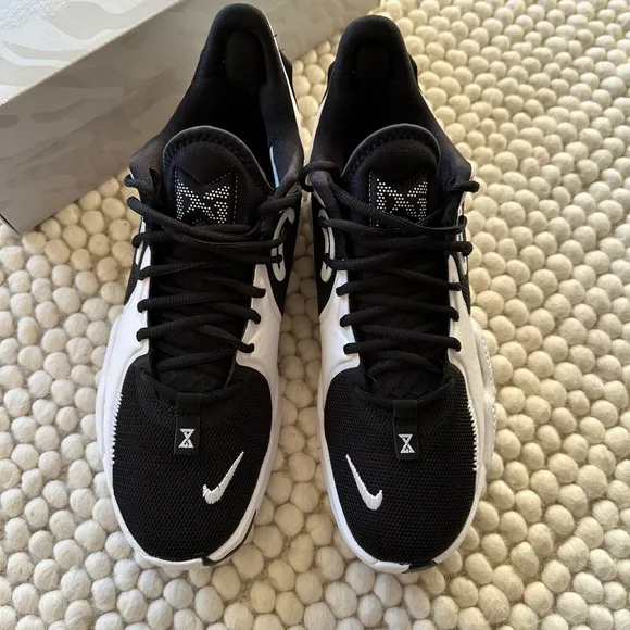 Nike Paul George PG5 Black white Men's Basketball Shoes