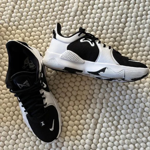 Nike Paul George PG5 Black white Men's Basketball Shoes