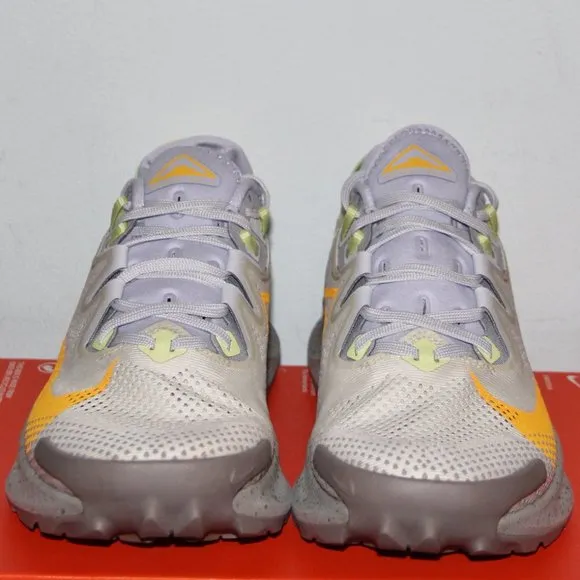 Nike Pegasus Trail 2 Running Shoes Womens 9 Limelight Laser Orange