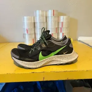 Nike Pegasus Trail 3 Running Hiking Shoes Black Green
