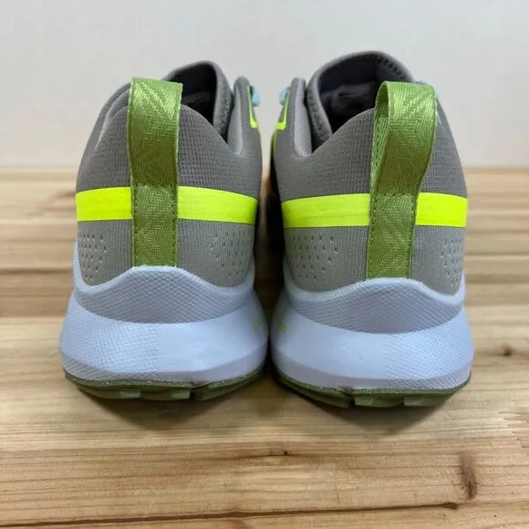 Nike Pegasus Trail 4 running shoes Mens 11 Light iron ore Cobblestone Grey Volt