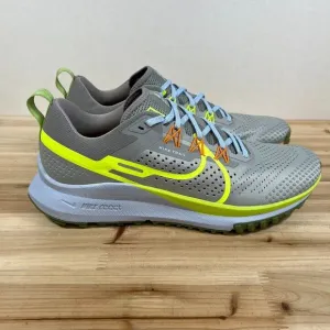 Nike Pegasus Trail 4 running shoes Mens 11 Light iron ore Cobblestone Grey Volt