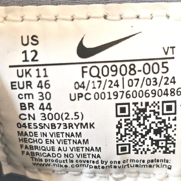 Nike Pegasus Trail 5 GORE-TEX Smokey Blue Light Silver FQ0908-005 - Men's Sz 12