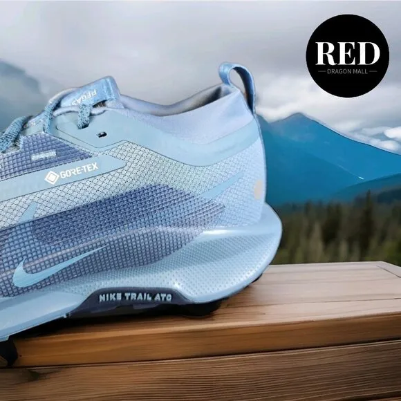 Nike Pegasus Trail 5 GORE-TEX Smokey Blue Light Silver FQ0908-005 - Men's Sz 12