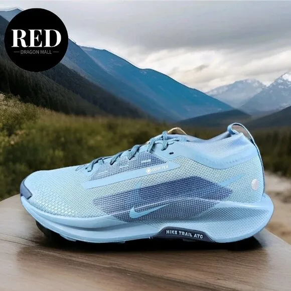 Nike Pegasus Trail 5 GORE-TEX Smokey Blue Light Silver FQ0908-005 - Men's Sz 12
