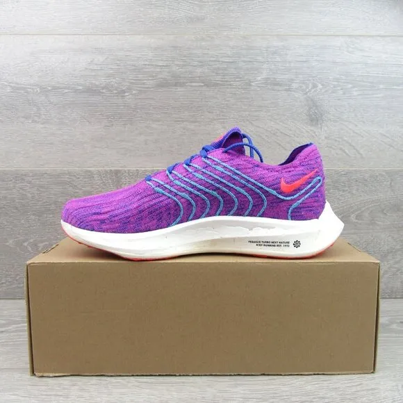 Nike Pegasus Turbo Zoom X Running Shoes Women's Size 8 Fuchsia NEW