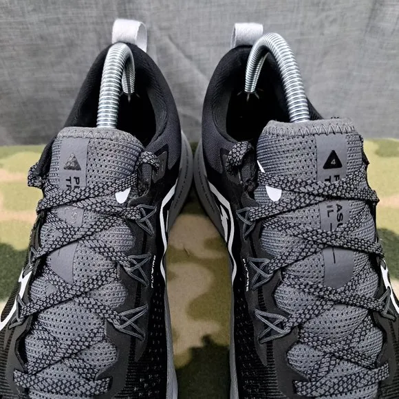 Nike React Pegasus Trail 4  Flywire Women Black Grey Running Shoes DJ6159-001