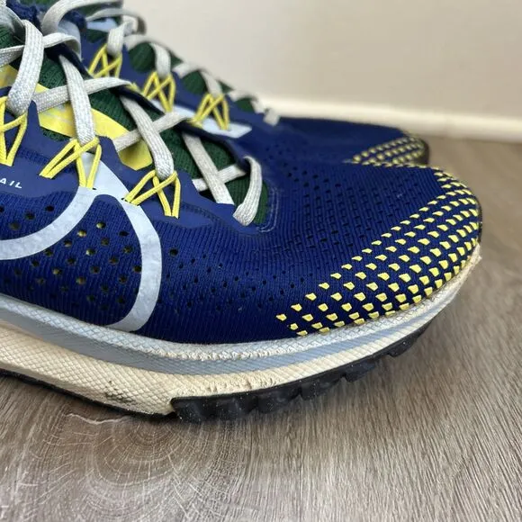 Nike React Pegasus Trail 4 Mens 8 Blue Running Shoes Athletic Sneaker DJ6158-400