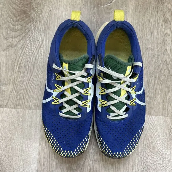 Nike React Pegasus Trail 4 Mens 8 Blue Running Shoes Athletic Sneaker DJ6158-400