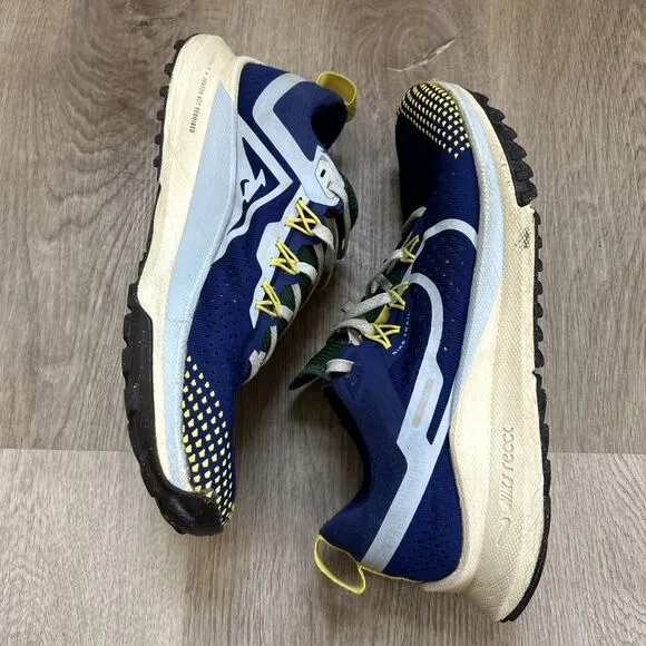 Nike React Pegasus Trail 4 Mens 8 Blue Running Shoes Athletic Sneaker DJ6158-400