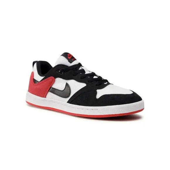 Nike SB Alleyoop CJ0882-102 Sneaker Men's 10 Black Wahite Red Skate Shoes HAM98