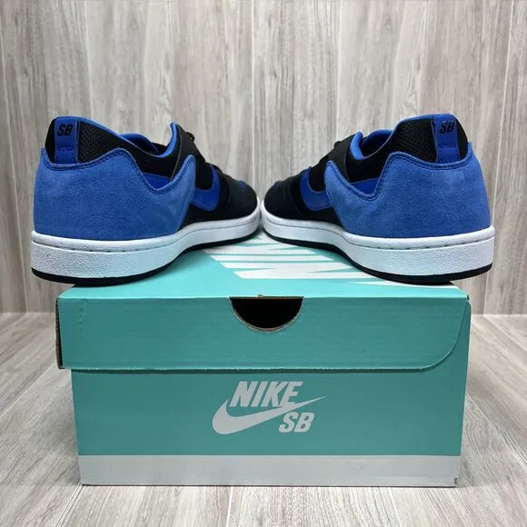 Nike SB Alleyoop Skate Shoes Blue/ Black Solarsoft CJ0882-004 Men’s Sz 11.5