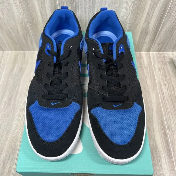 Nike SB Alleyoop Skate Shoes Blue/ Black Solarsoft CJ0882-004 Men’s Sz 11.5