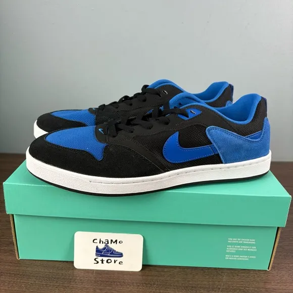 Nike SB Alleyoop Skate Shoes Blue/ Black Solarsoft CJ0882-004 Men’s Sz
