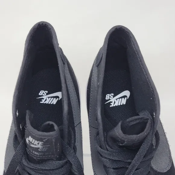 Nike SB Blazer Court Mid Premium Skate Shoes Black FB1378-001 Mens Size 10.5 New