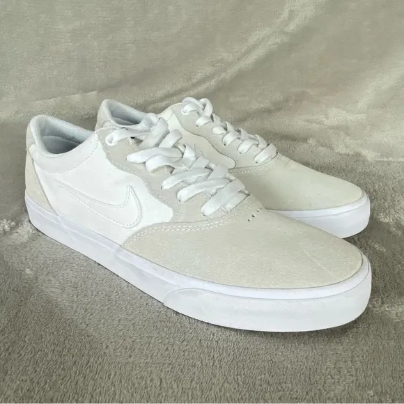 Nike SB Chron Men's Sneakers Shoes Size 10 White Gray Solarsoft Skate NEW
