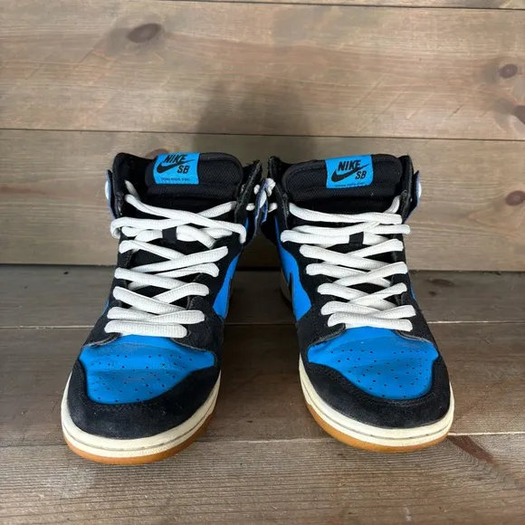 nike sb dunk high pro mens size 7 shoes blue athletic skate sneakers