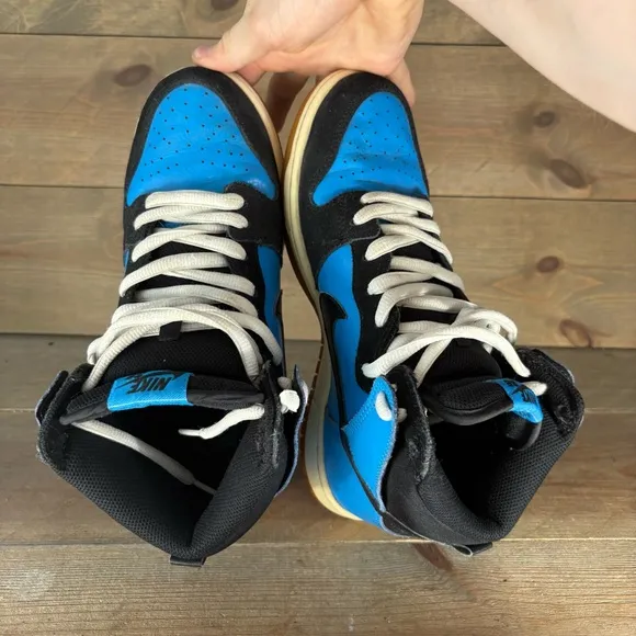 nike sb dunk high pro mens size 7 shoes blue athletic skate sneakers