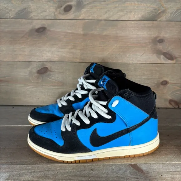nike sb dunk high pro mens size 7 shoes blue athletic skate sneakers