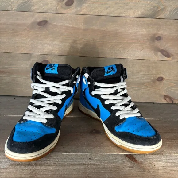 nike sb dunk high pro mens size 7 shoes blue athletic skate sneakers
