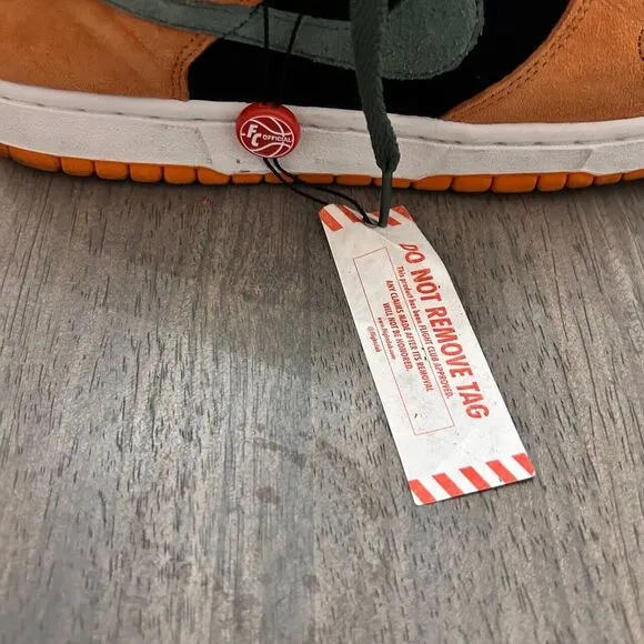 Nike SB Dunk Low &quot;Ceramic&quot; 2020 Orange Green Retro Sneaker Shoes Men's Size 9