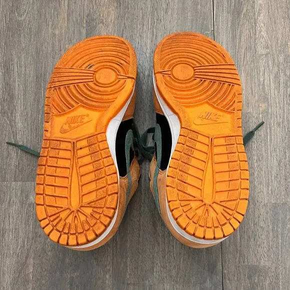 Nike SB Dunk Low &quot;Ceramic&quot; 2020 Orange Green Retro Sneaker Shoes Men's Size 9