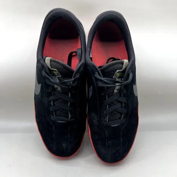 Nike Sb Eric Koston Suede Sneakers Men's Size 11.5 Black Red Low Top Skate Shoes