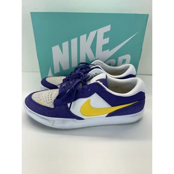 Nike SB Force 58 Skate Shoes, Court Purple/White/White/Amarillo DV5477-500