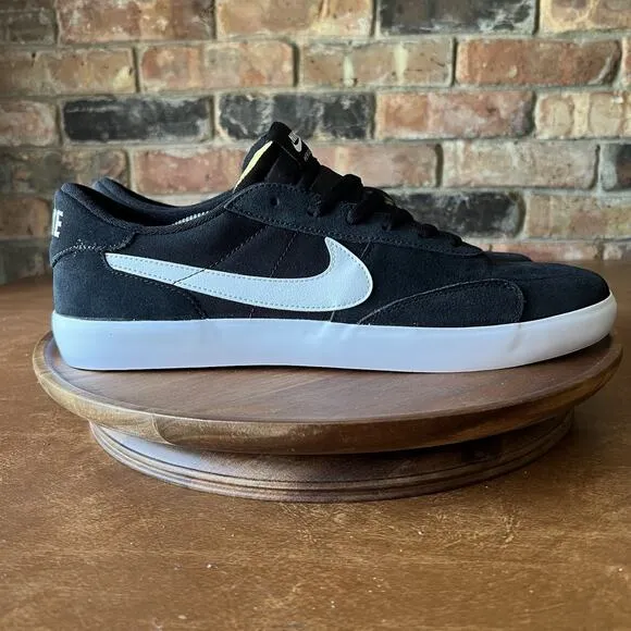Nike SB Heritage Vulc Black Suede White Skate Sneaker Shoes CD5010-003 Men's 10
