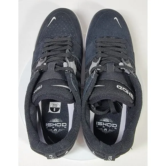 Nike SB Ishod Wair Skate Shoes Men's 6 Black/White DC7232-001