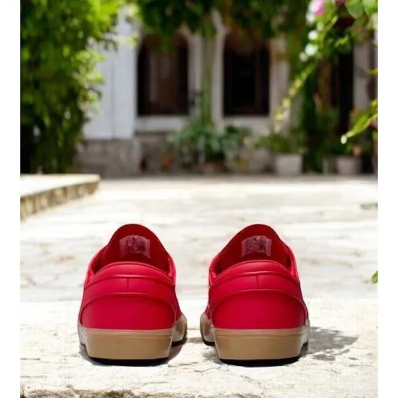 Nike SB Skate Shoes Zoom Janoski ISO University Red White Mens 11 New FAST SHIP