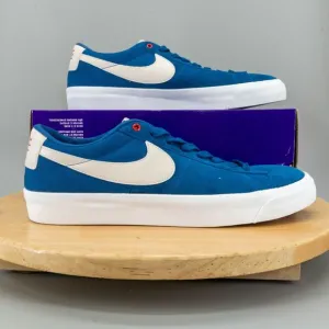Nike SB Zoom Blazer Low Pro GT Men Size 14 Shoes Blue Lace up Skate Sneakers NEW
