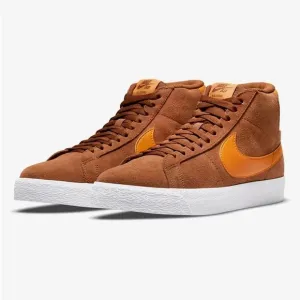 Nike SB Zoom Blazer Mid Skate Shoes Pecan/Light Curry Men’s US 6.5/ Women’s US 8