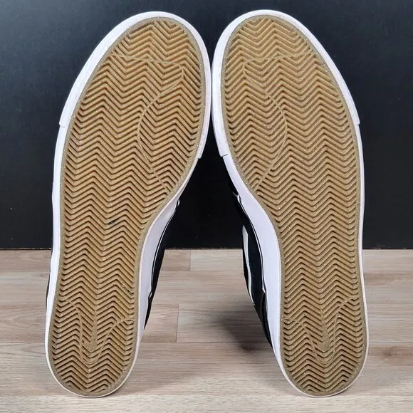 Nike SB Zoom Janoski OG  Shoes Mens Size 14 Black White Skate Suede FD6757-001