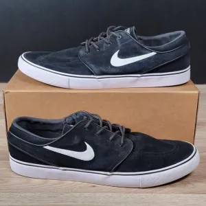 Nike SB Zoom Janoski OG  Shoes Mens Size 14 Black White Skate Suede FD6757-001