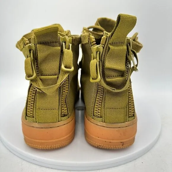 Nike SF AF1 Air Force One Mid Top Brown Dessert Youth Shoes AJ0424 300 Size 6.5Y