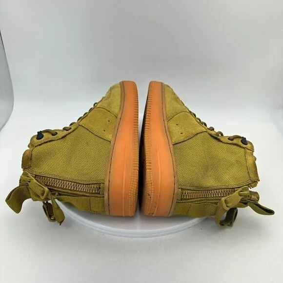 Nike SF AF1 Air Force One Mid Top Brown Dessert Youth Shoes AJ0424 300 Size 6.5Y