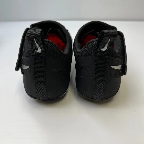 Nike Shoe Men 9.5 SuperRep Cycle Bike Black Low Top Venzo Plate Strap Sneaker Ne