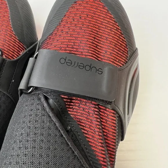 Nike Shoe Men 9.5 SuperRep Cycle Bike Black Low Top Venzo Plate Strap Sneaker Ne