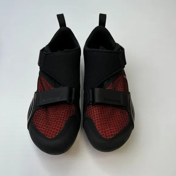 Nike Shoe Men 9.5 SuperRep Cycle Bike Black Low Top Venzo Plate Strap Sneaker Ne