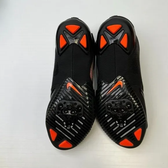 Nike Shoe Men 9.5 SuperRep Cycle Bike Black Low Top Venzo Plate Strap Sneaker Ne