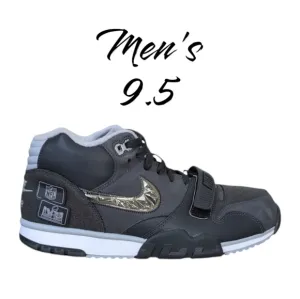 Nike Shoes 9.5 Air Trainer 1 SB LVIII Super Bowl 58 Anthracite Silver FJ6195-001