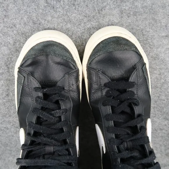 Nike Shoes Mens 9.5 Sneakers Blazer Mid 77 Vintage Black Sail Leather High Top