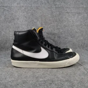 Nike Shoes Mens 9.5 Sneakers Blazer Mid 77 Vintage Black Sail Leather High Top